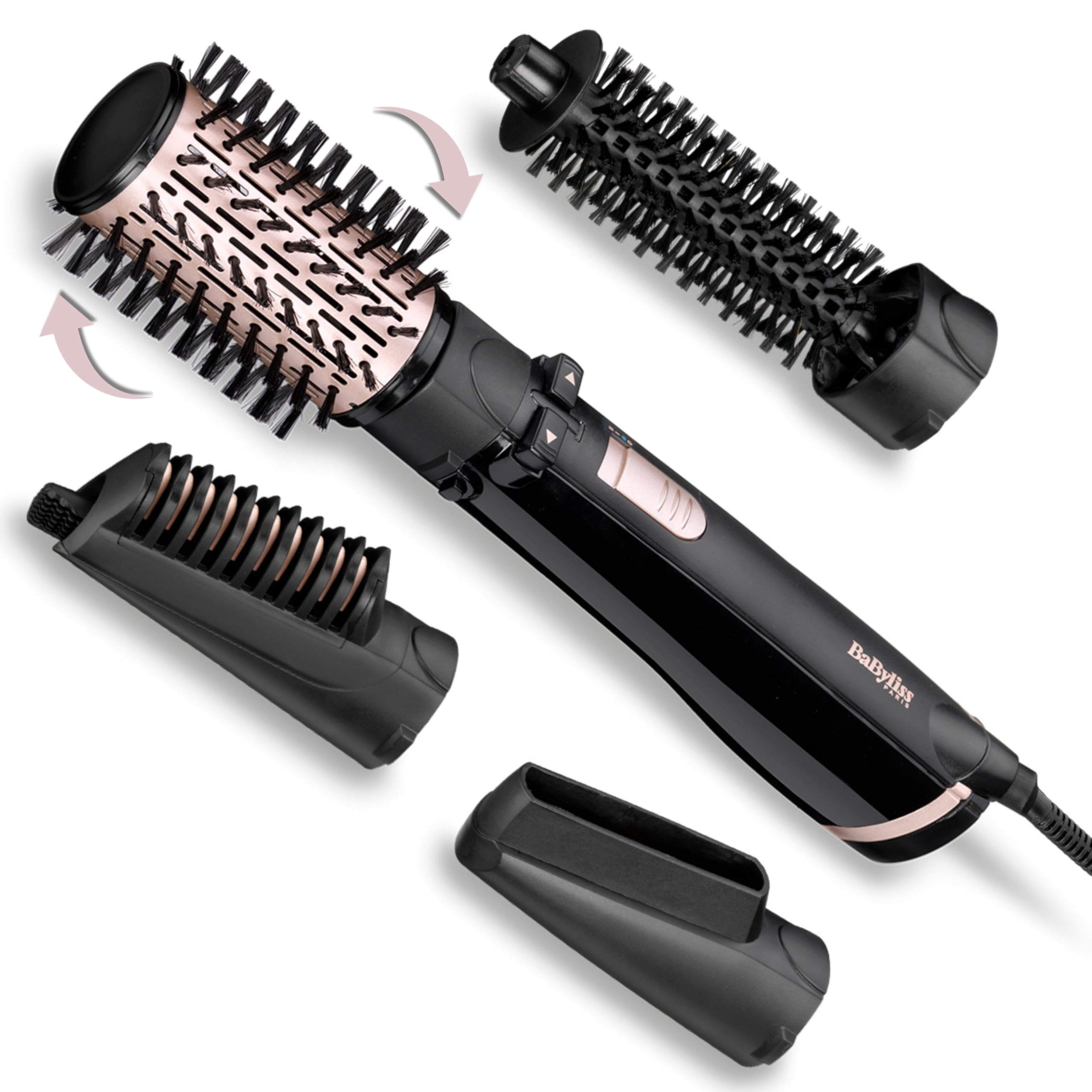 babyliss-as200e-spazzola-rotante-ad-aria-calda-ionica-1000w-con-4-accessori image 1