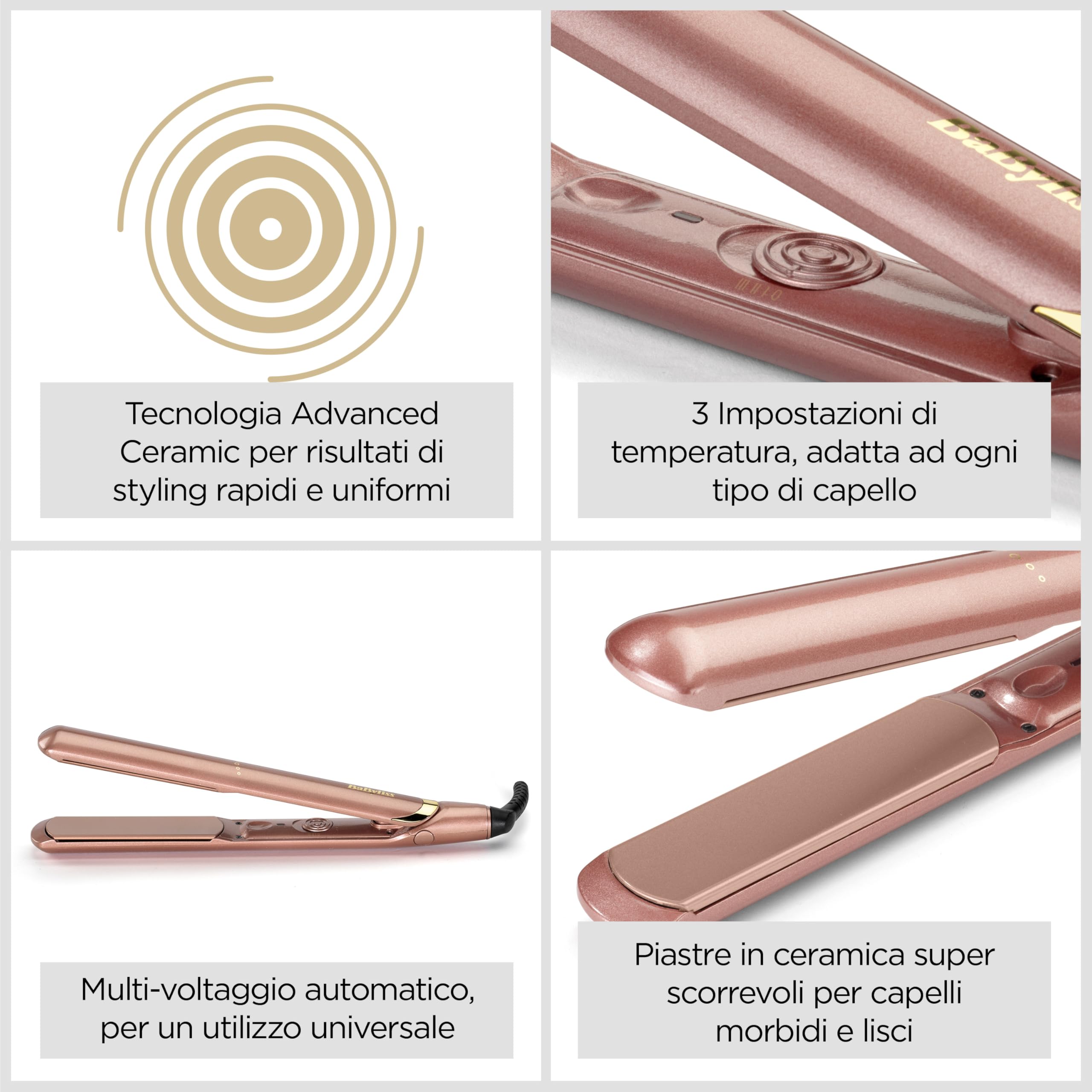 babyliss-2598pe-piastra-rose-gold-in-ceramica-fino-a-235-c image 7