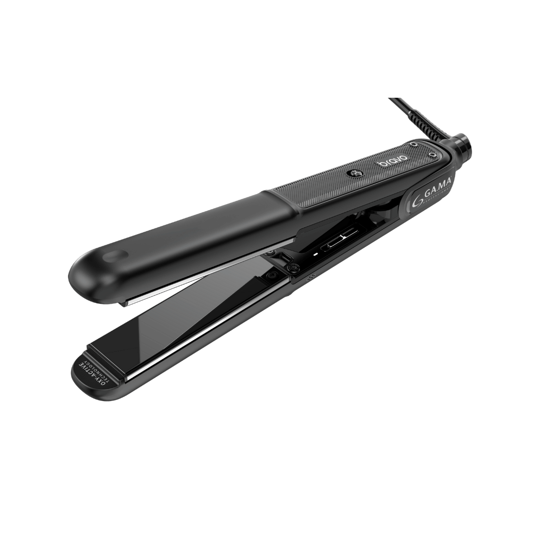 ga-ma-professional-piastra-bravo-on-off-silk-chrome-titanium-110x30-mm image 3