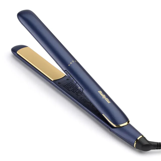 babyliss-2516pe-midnight-luxe-piastra-capelli-titanium-ceramic-235-c-blu image 1