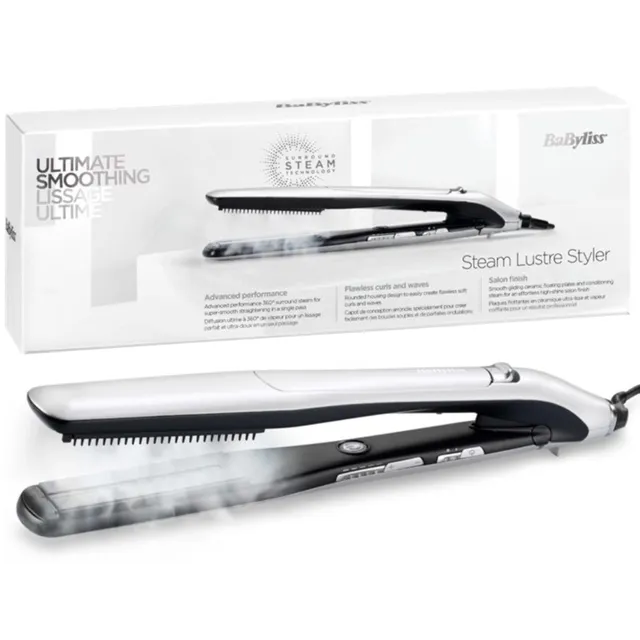 babyliss-st595e-steam-lustre-styler-piastra-vapore-360-39-mm image 1