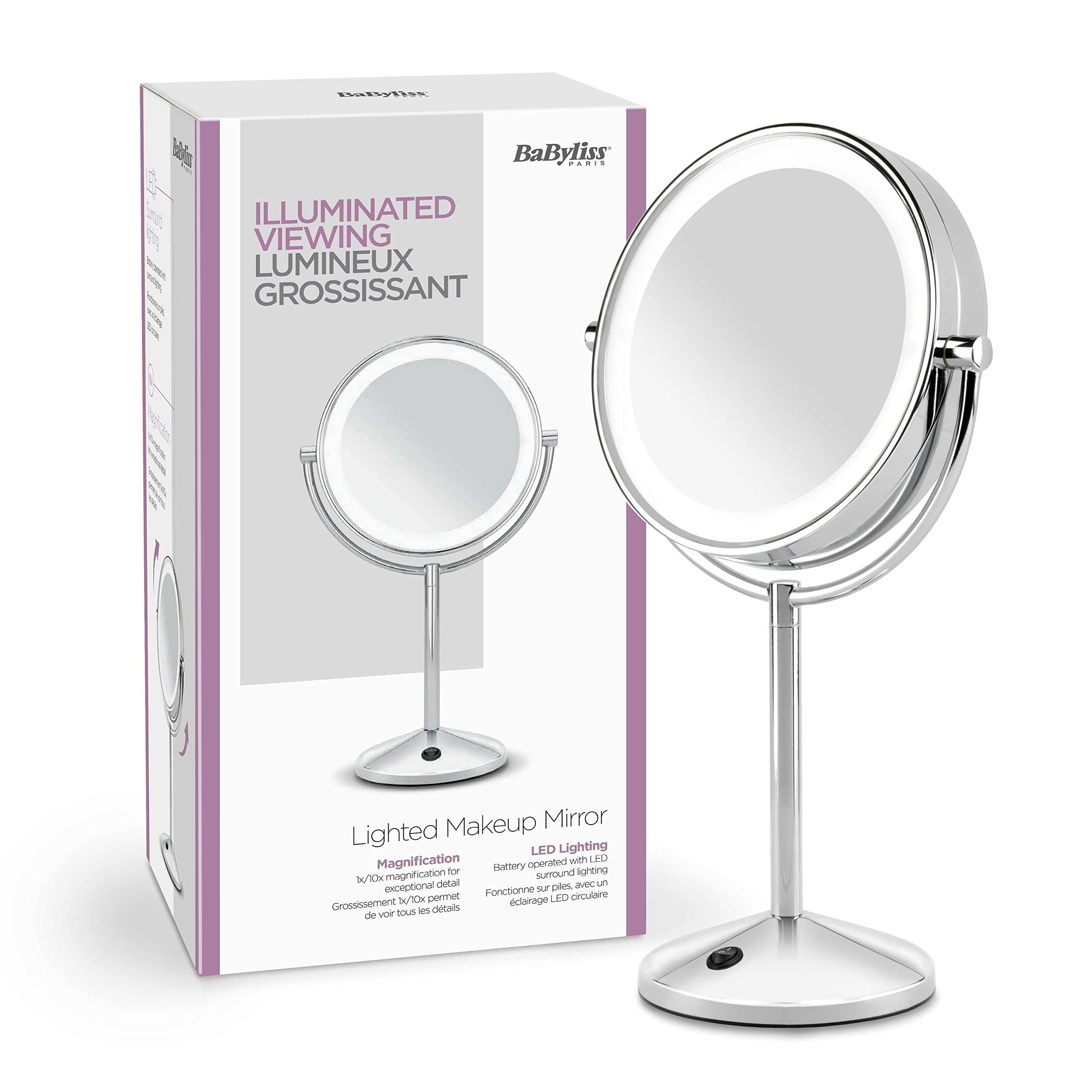 babyliss-9436e-specchio-luminoso-led-doppia-faccia-1x-10x-cromato image 7