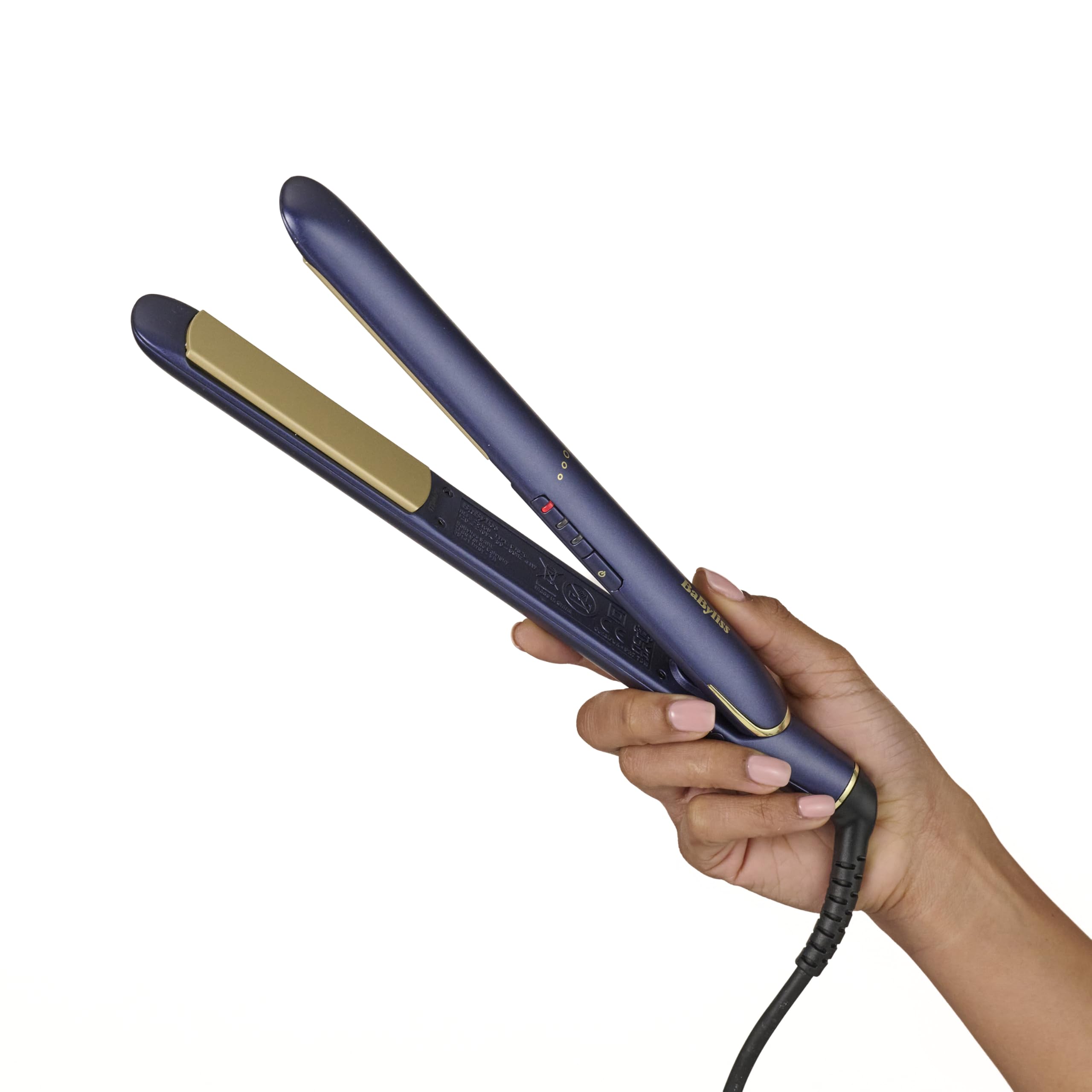 babyliss-2516pe-midnight-luxe-piastra-capelli-titanium-ceramic-235-c-blu image 5