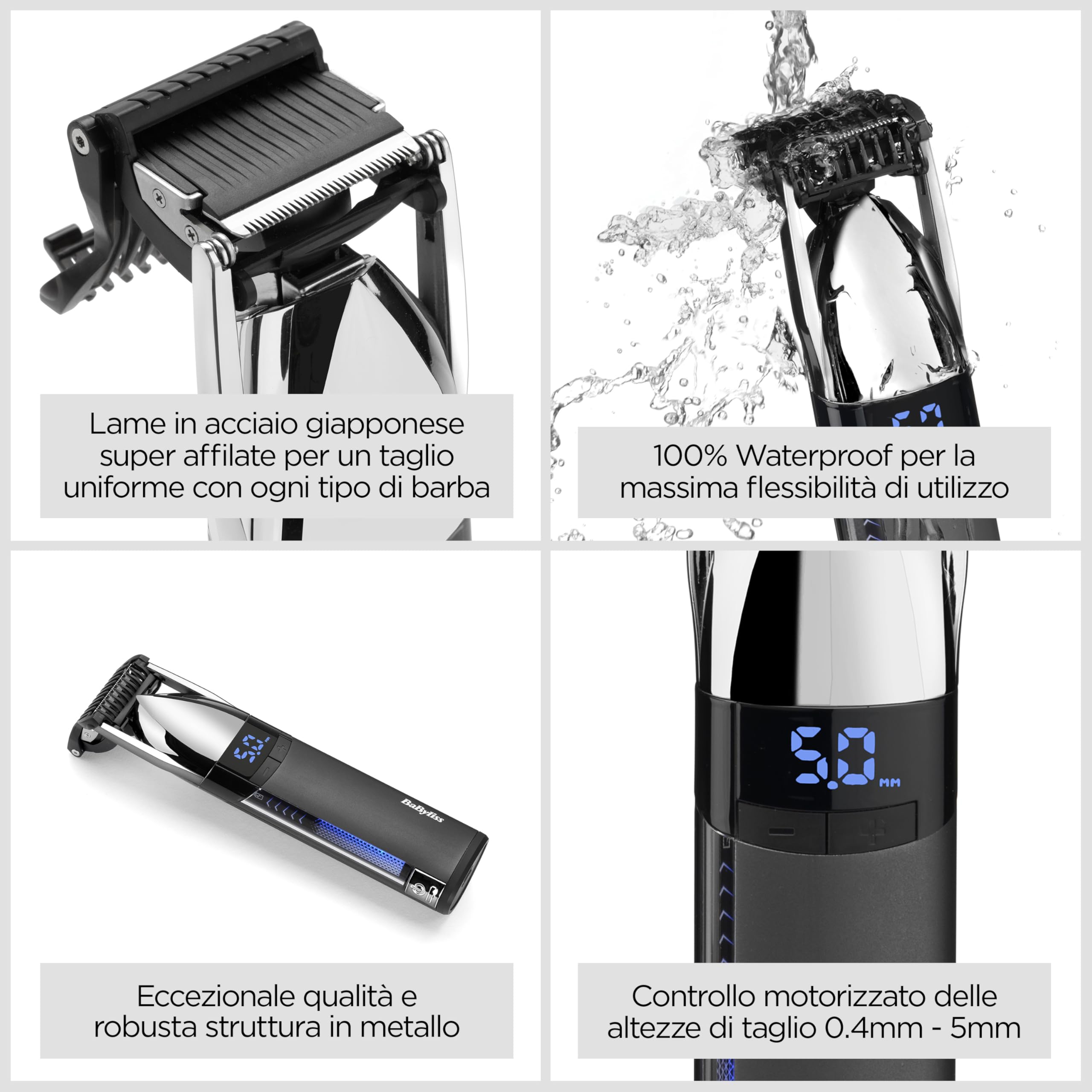 babyliss-super-x-s996e-regolabarba-stubble-metallo-0-4-5-mm-display-digitale image 5