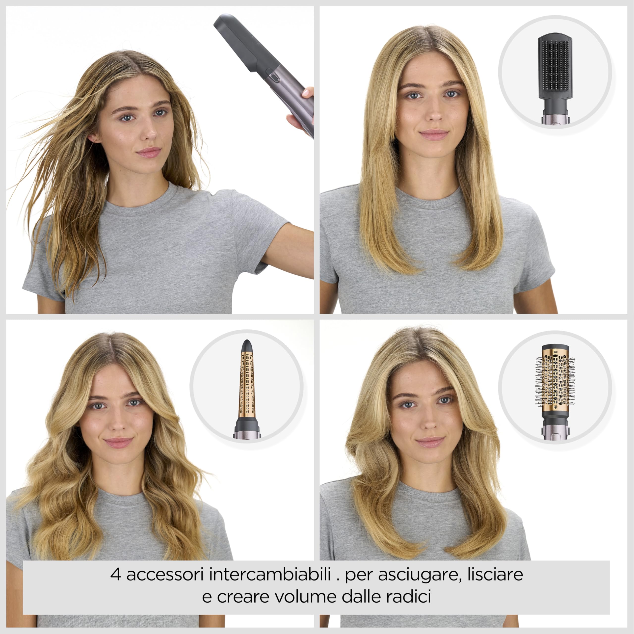babyliss-as136e-air-style-1000-spazzola-ad-aria-4-accessori-ionica image 2