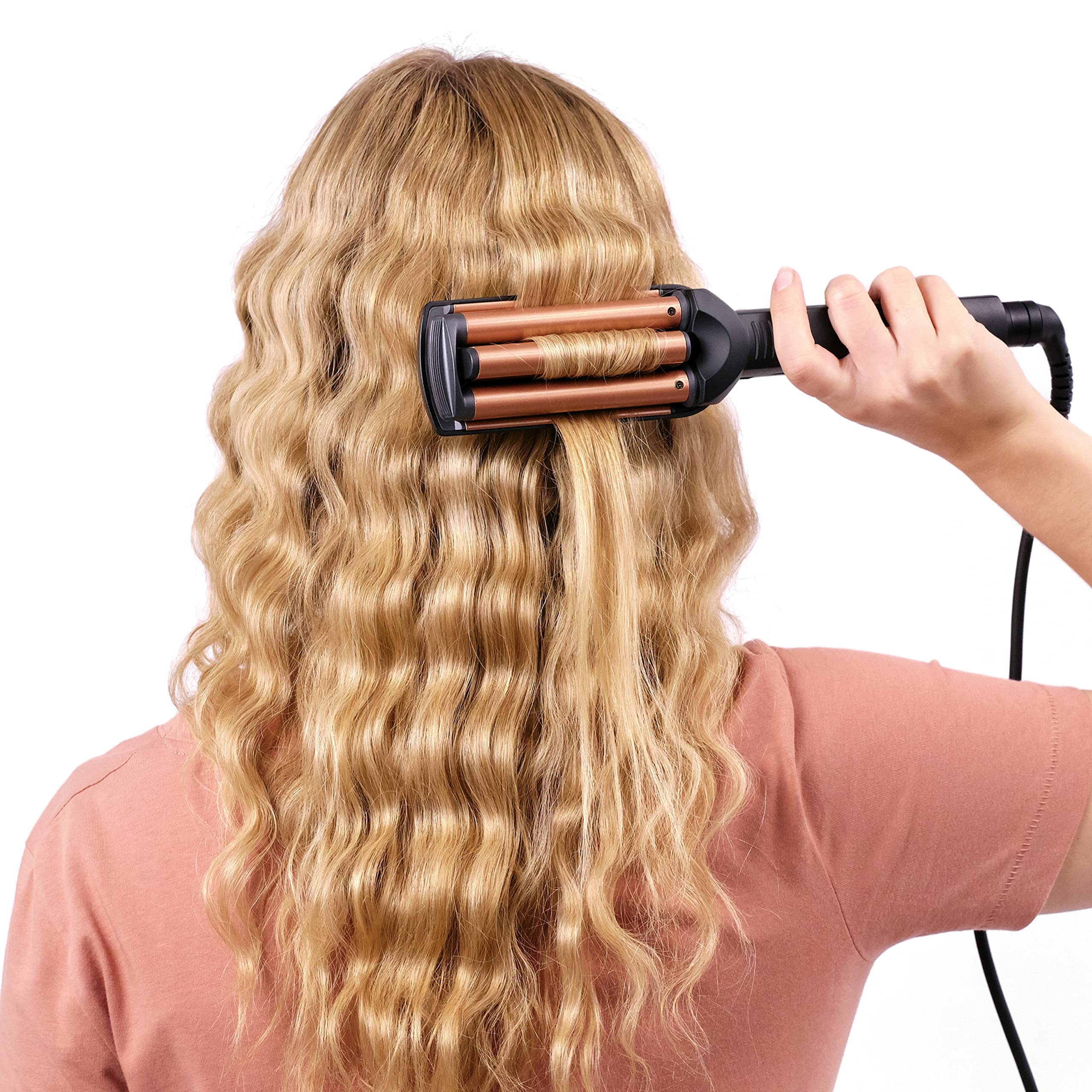 babyliss-w2447e-triferro-deep-waves-piastra-a-3-cilindri-per-beach-waves image 2