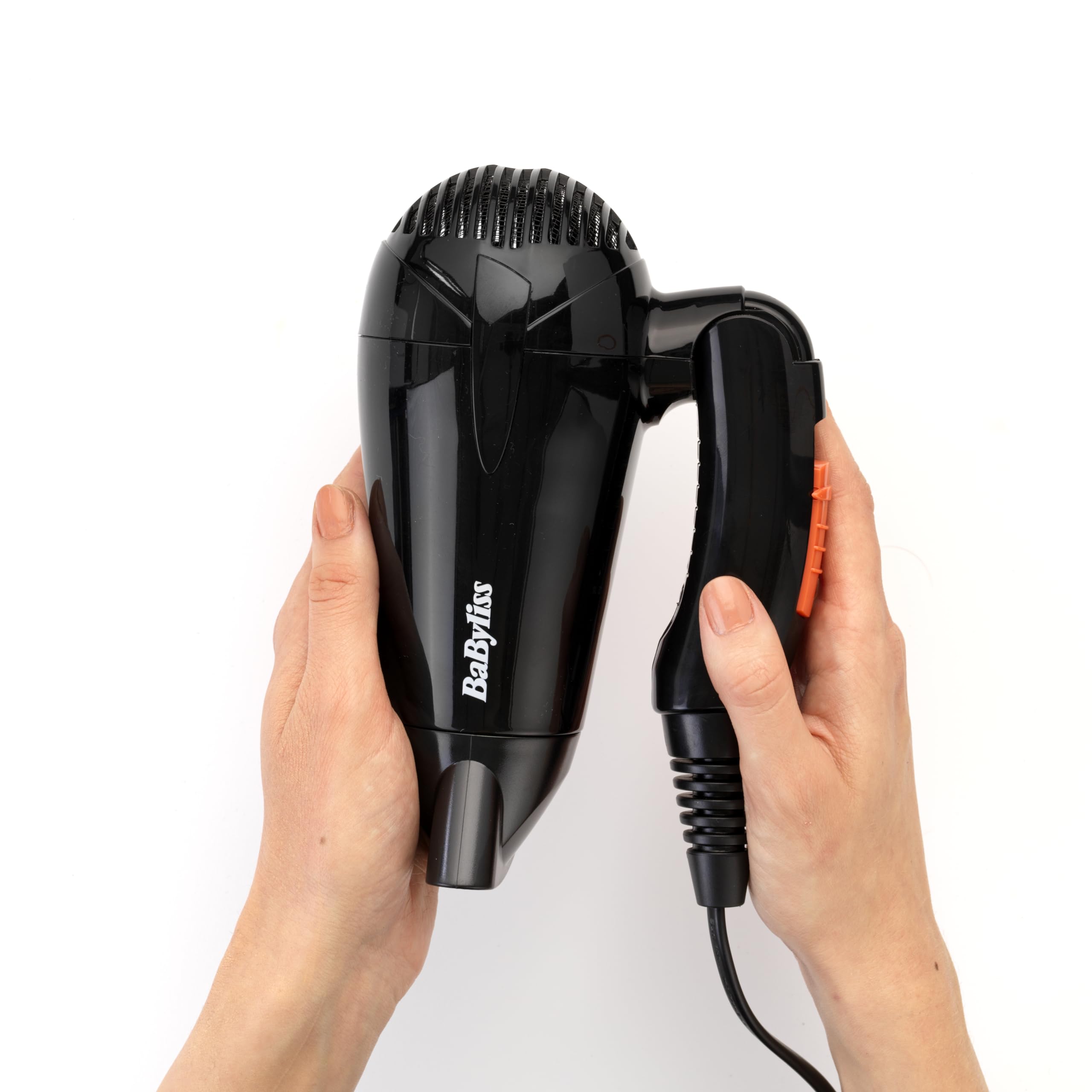 babyliss-5344e-asciugacapelli-da-viaggio-2000w-doppio-voltaggio-nero-arancione image 2