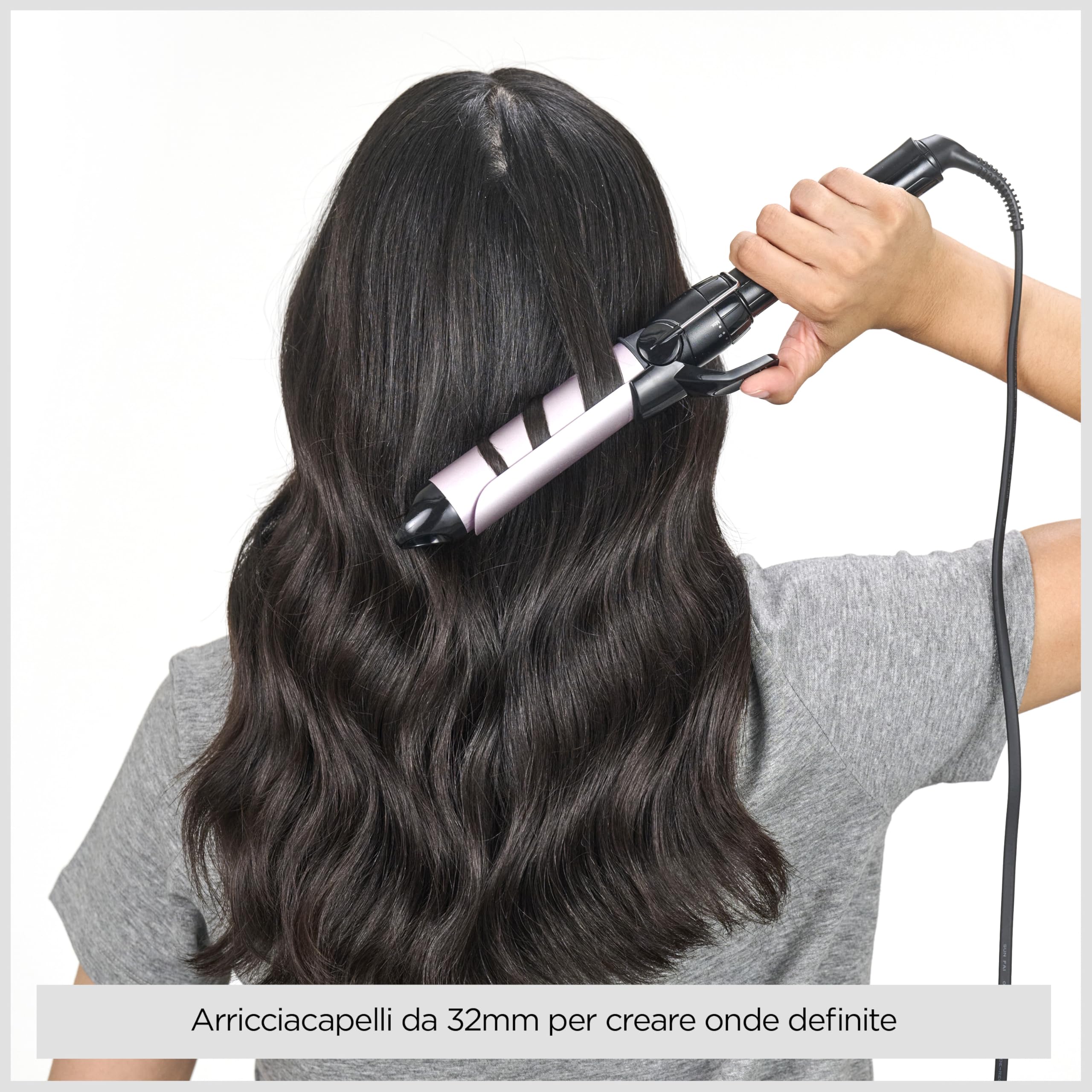 babyliss-c332e-ferro-arricciacapelli-32mm-satin-touch-nero-rosa image 3