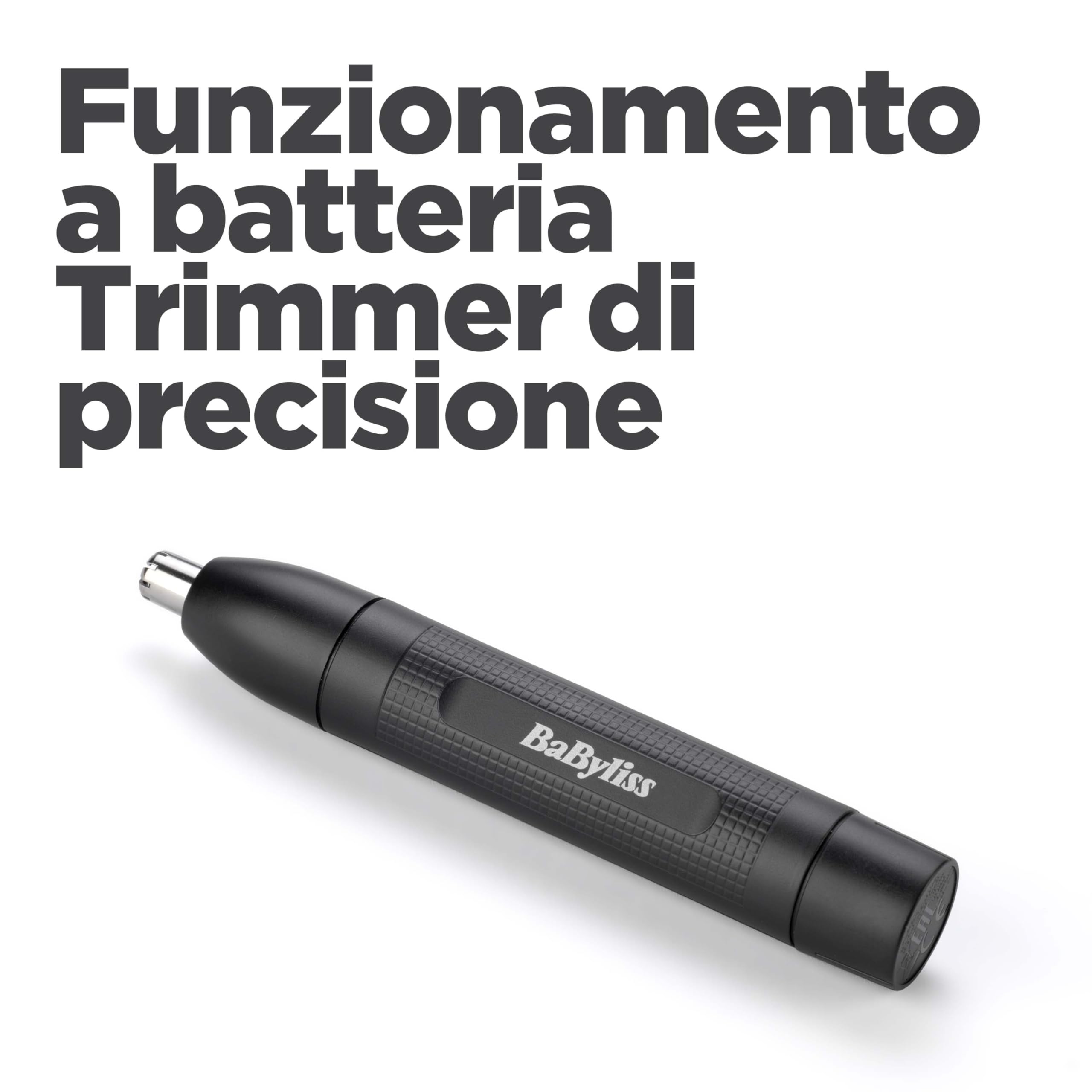 babyliss-e650e-trimmer-rifinitore-naso-orecchie-doppia-lama-inox image 2