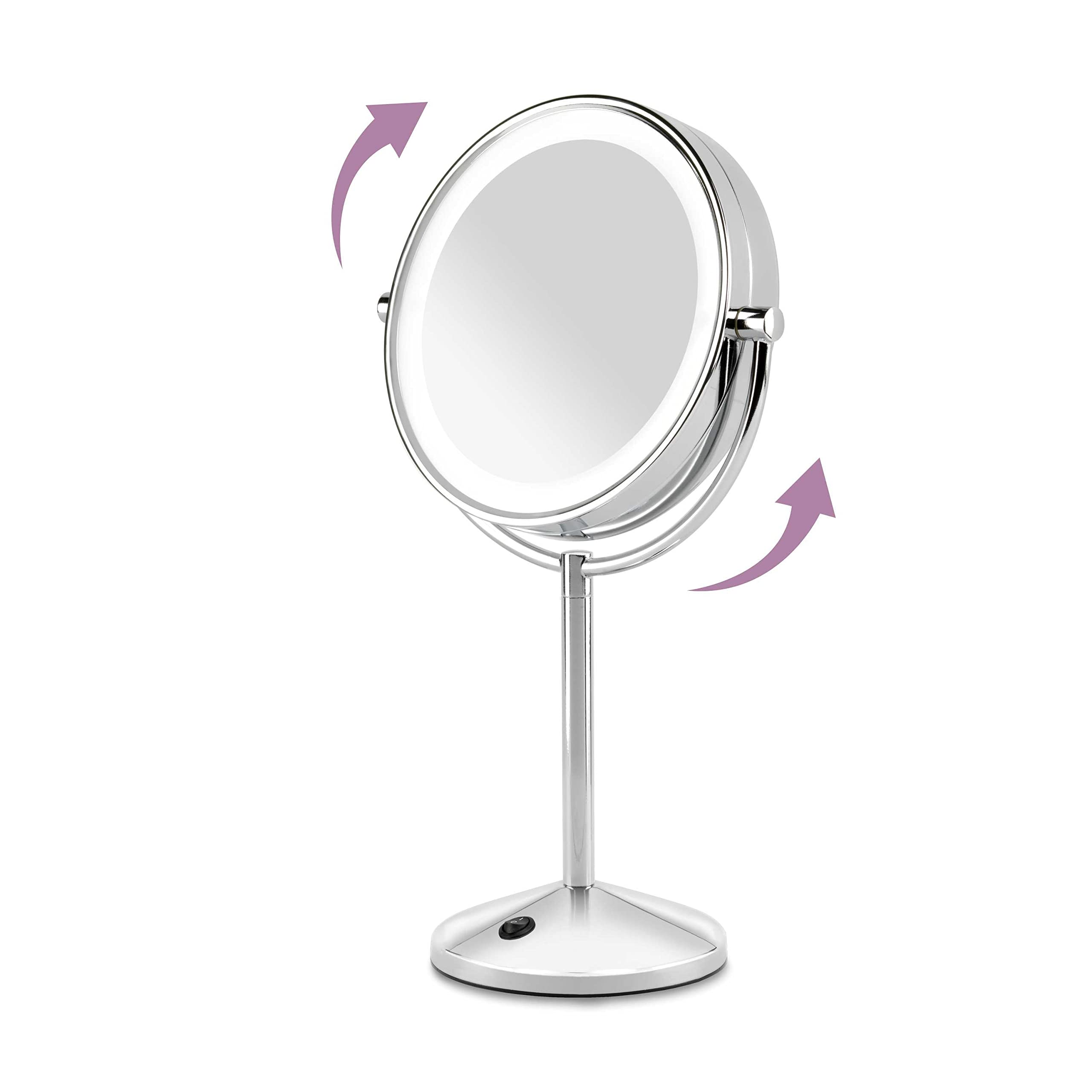 babyliss-9436e-specchio-luminoso-led-doppia-faccia-1x-10x-cromato image 2