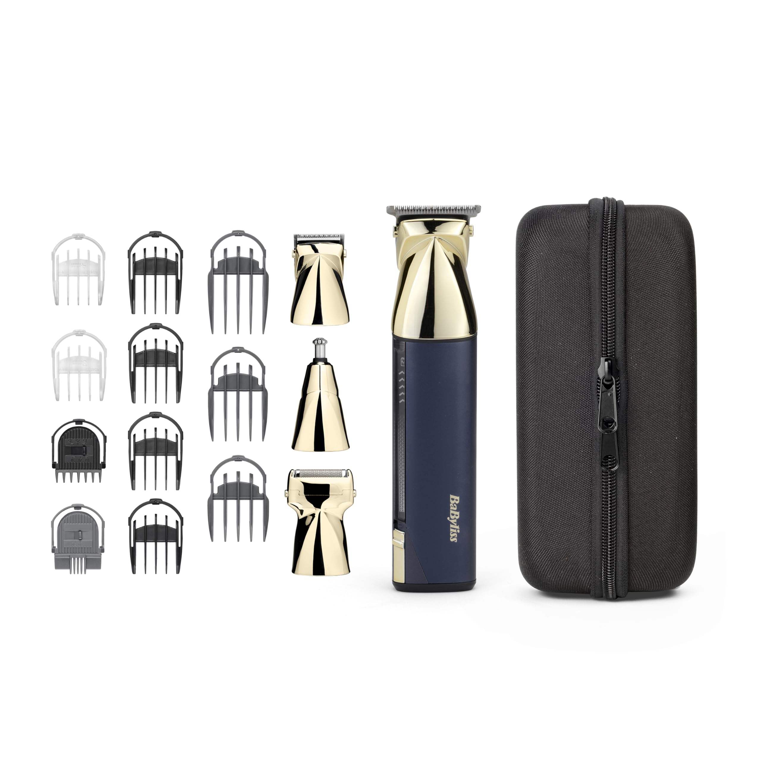 babyliss-super-x-metal-series-multi-trimmer-15-in-1-oro-blu image 1