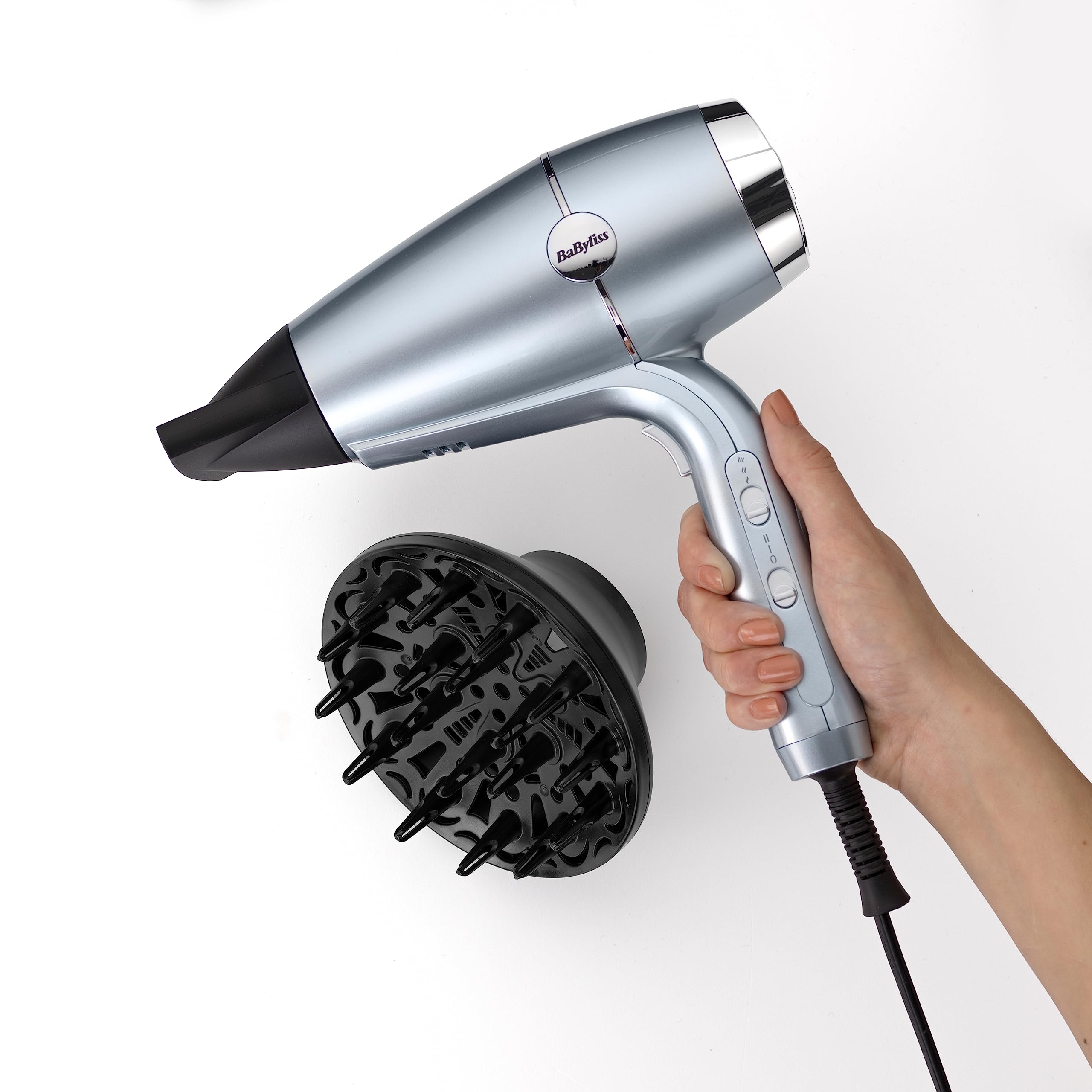 babyliss-hydro-fusion-d773de-asciugacapelli-professionale-2100w-blu-con-diffusor image 8