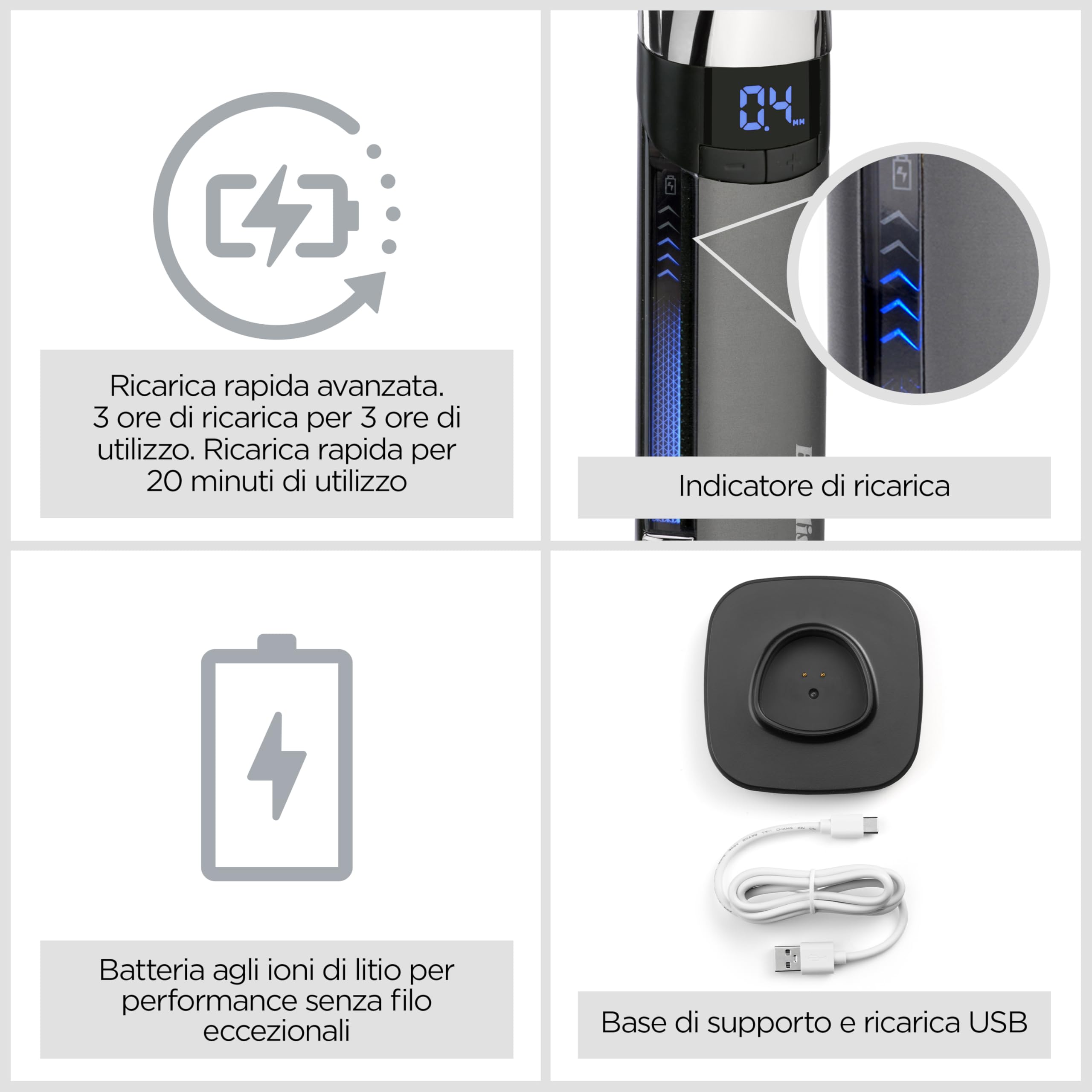babyliss-super-x-s996e-regolabarba-stubble-metallo-0-4-5-mm-display-digitale image 7