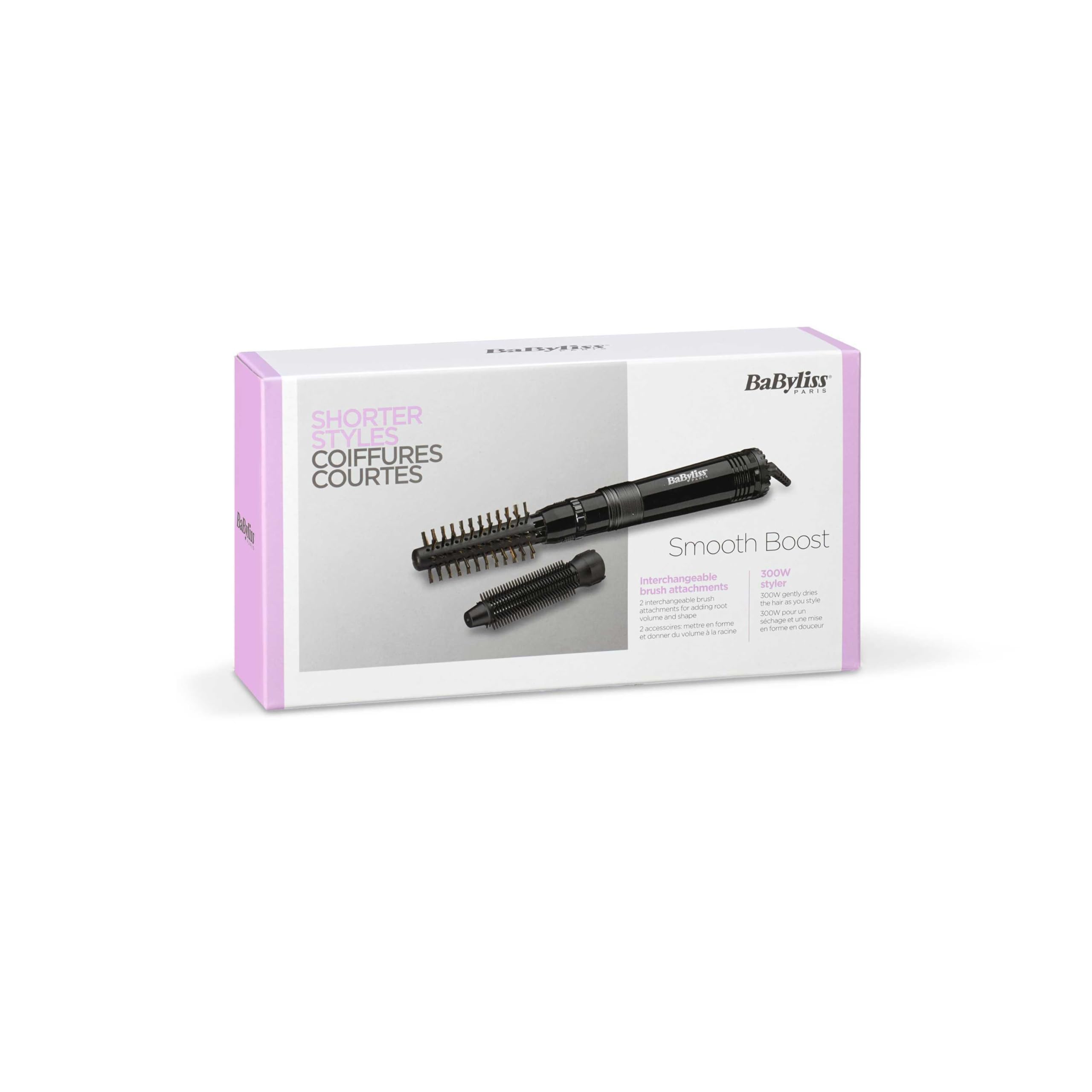 babyliss-668e-smooth-boost-spazzola-ad-aria-calda-300w-22mm-nero image 5