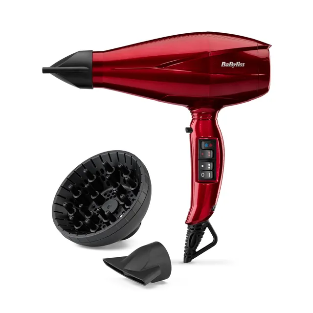 babyliss-phon-made-in-italy-motore-digitale-2200w-rosso image 1