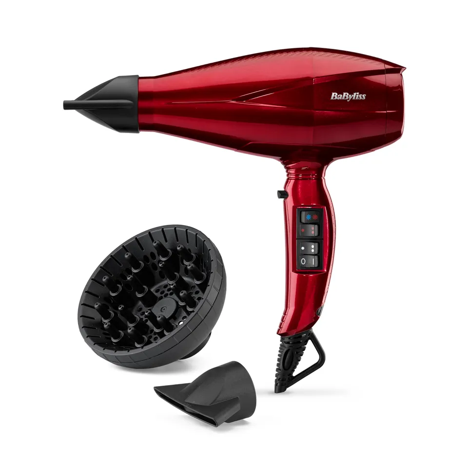 babyliss-phon-made-in-italy-motore-digitale-2200w-rosso image 1