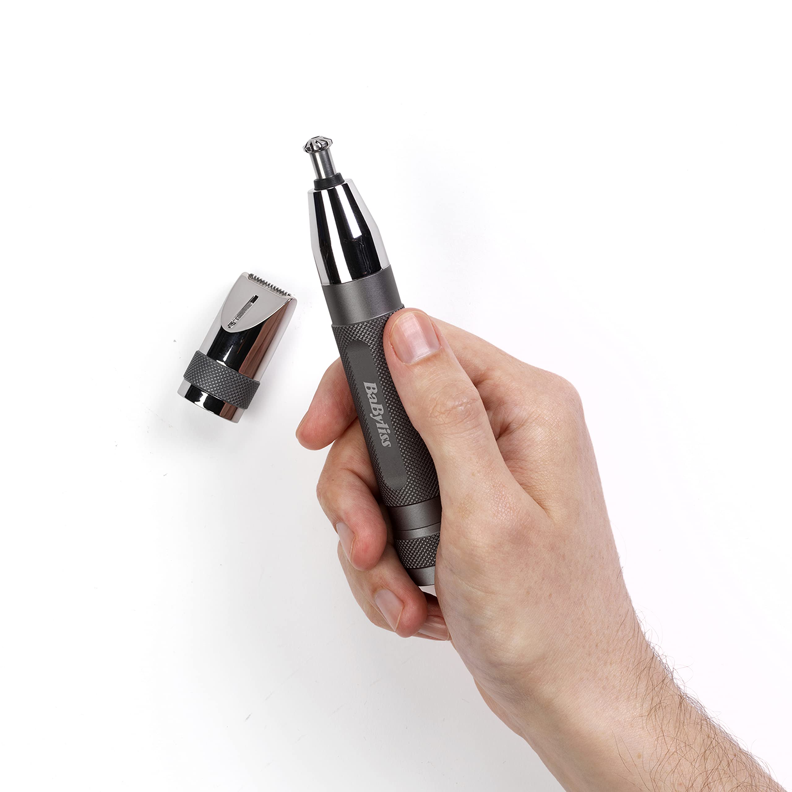 babyliss-e116e-super-x-metal-trimmer-naso-orecchie-sopracciglia-a-batteria image 2