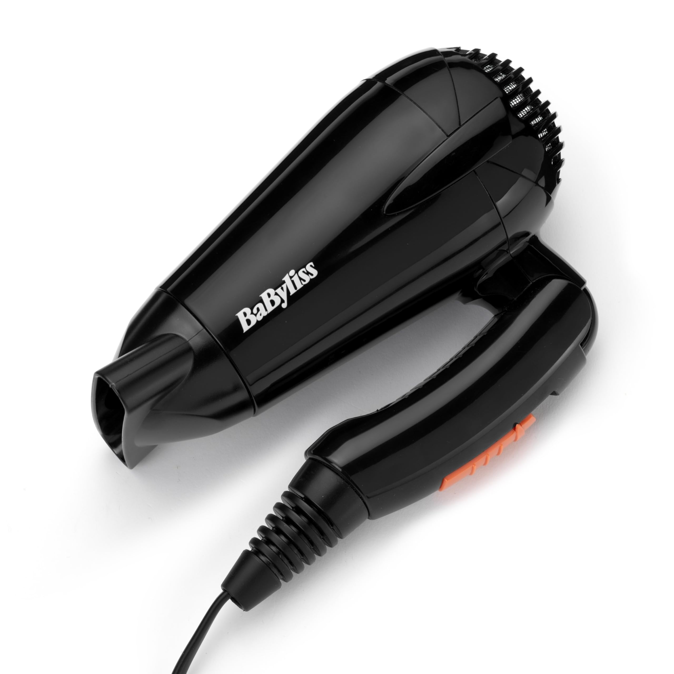 babyliss-5344e-asciugacapelli-da-viaggio-2000w-doppio-voltaggio-nero-arancione image 1