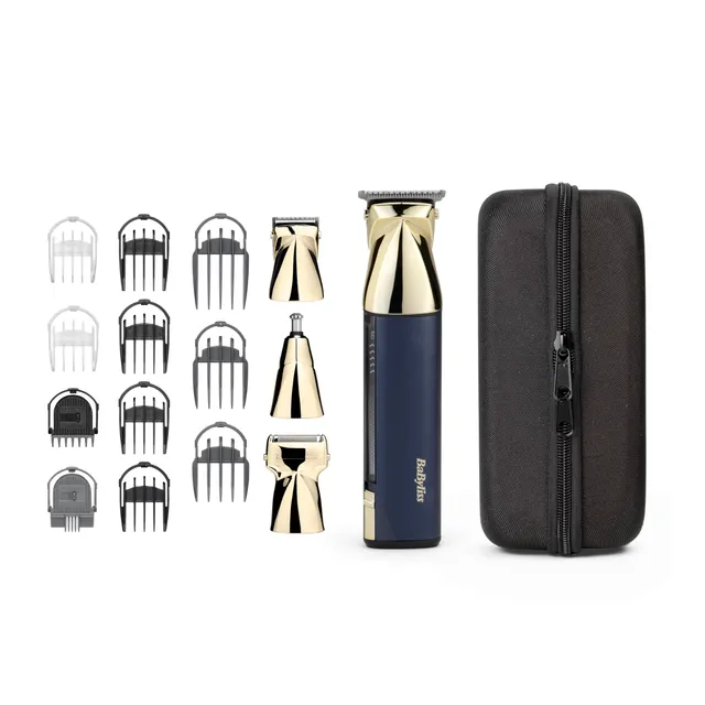 babyliss-super-x-metal-series-multi-trimmer-15-in-1-oro-blu image 1