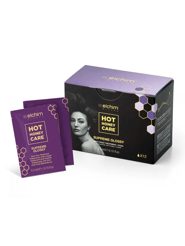 elchim-supreme-glossy-trattamento-anticrespo-hot-honey-care image 1