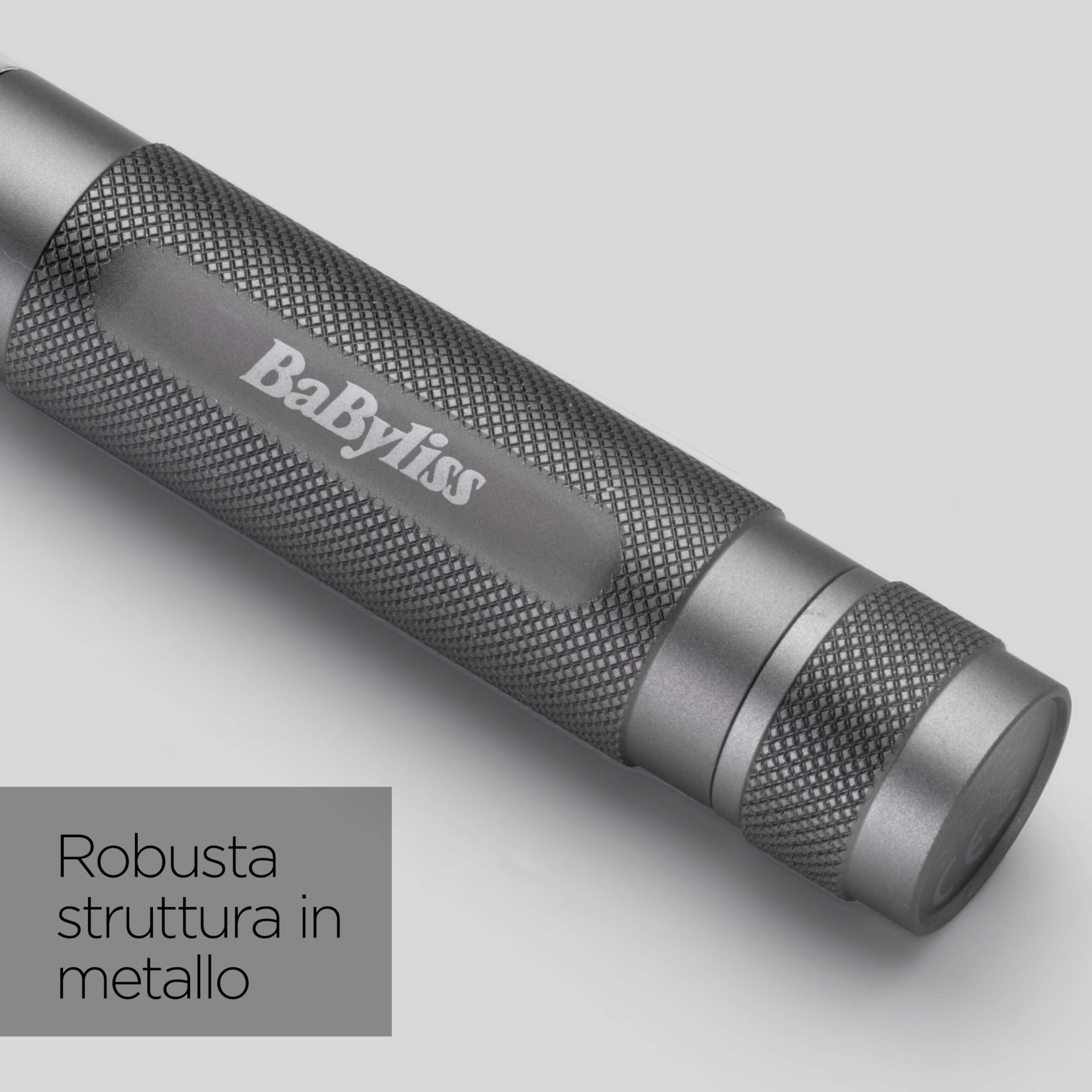 babyliss-e116e-super-x-metal-trimmer-naso-orecchie-sopracciglia-a-batteria image 8