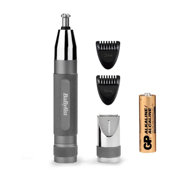 babyliss-e116e-super-x-metal-trimmer-naso-orecchie-sopracciglia-a-batteria image 1