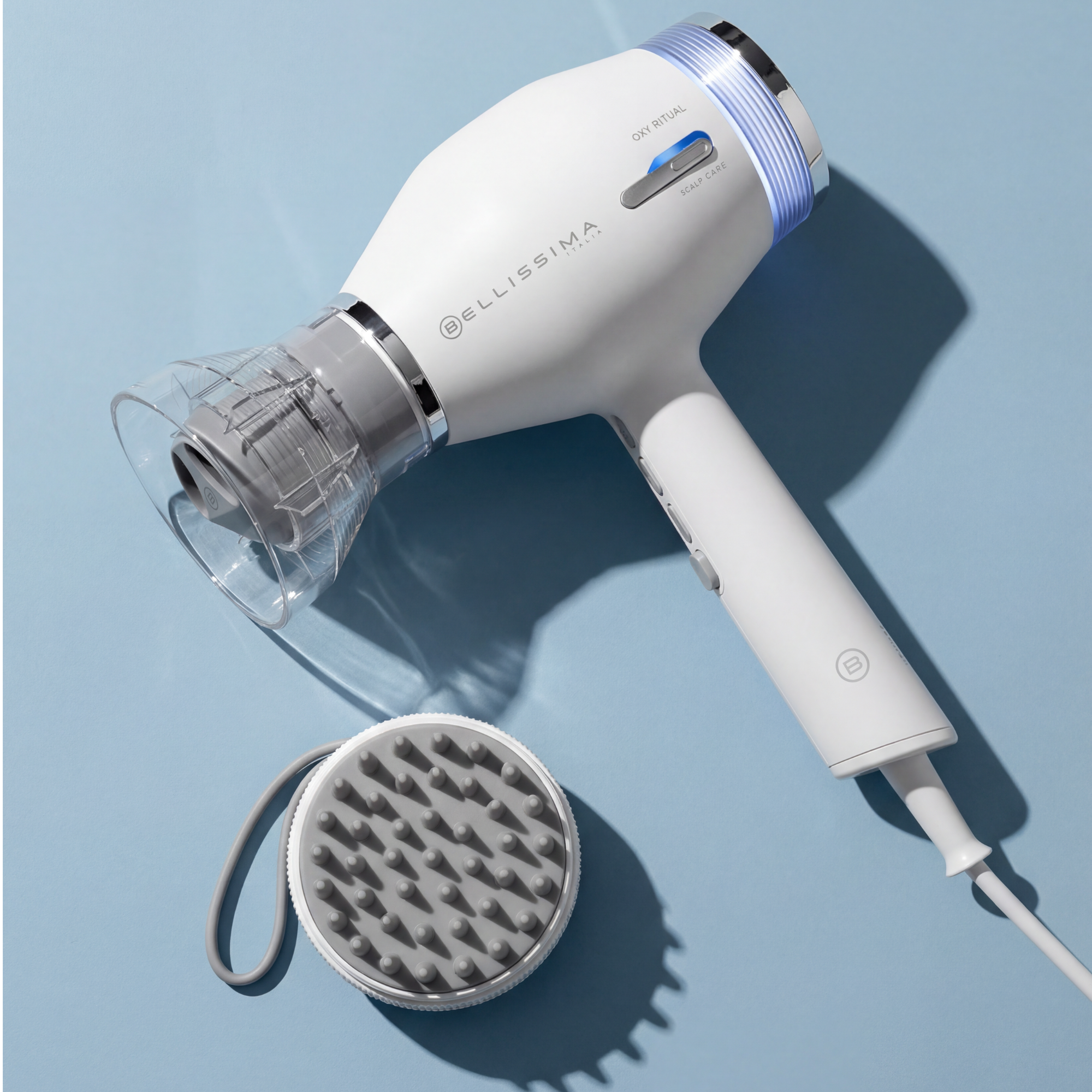 bellissima-imetec-oxy-ritual-kit-phon-professionale-ossigeno-attivo-spazzola-sca image 2