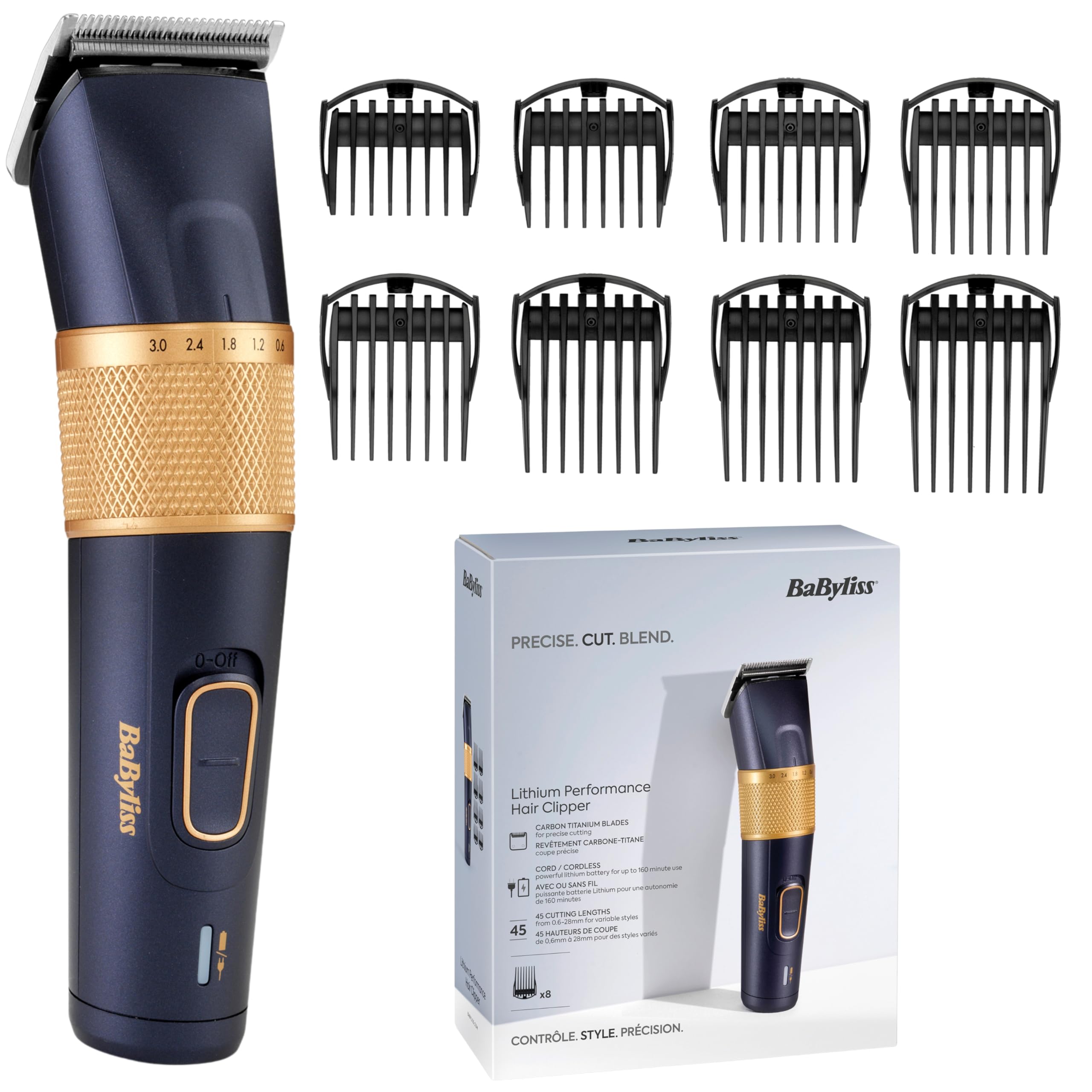 babyliss-e986e-tagliacapelli-lithium-performance-lame-45mm-0-6-28mm image 1