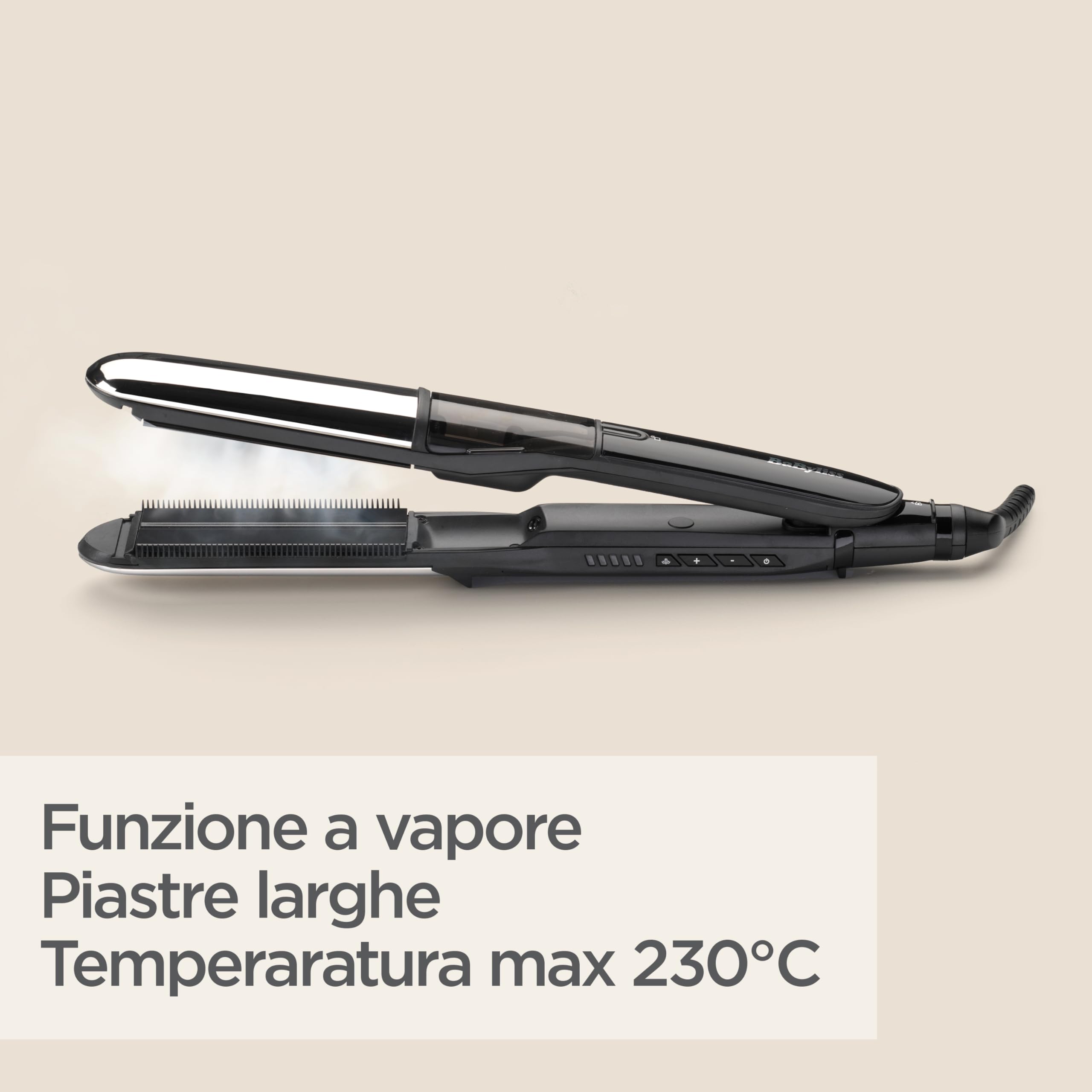 babyliss-st496e-piastra-a-vapore-2in1-diamond-ceramic-39-mm-ionica image 2