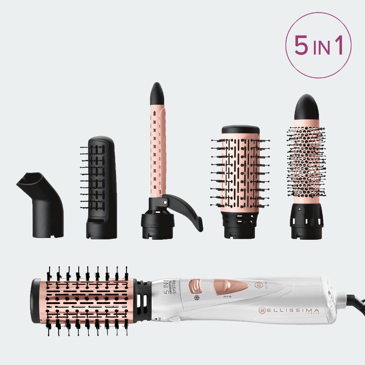 bellissima-imetec-gh18-1100-dry-style-system-brosse-air-5-en-1 image 1