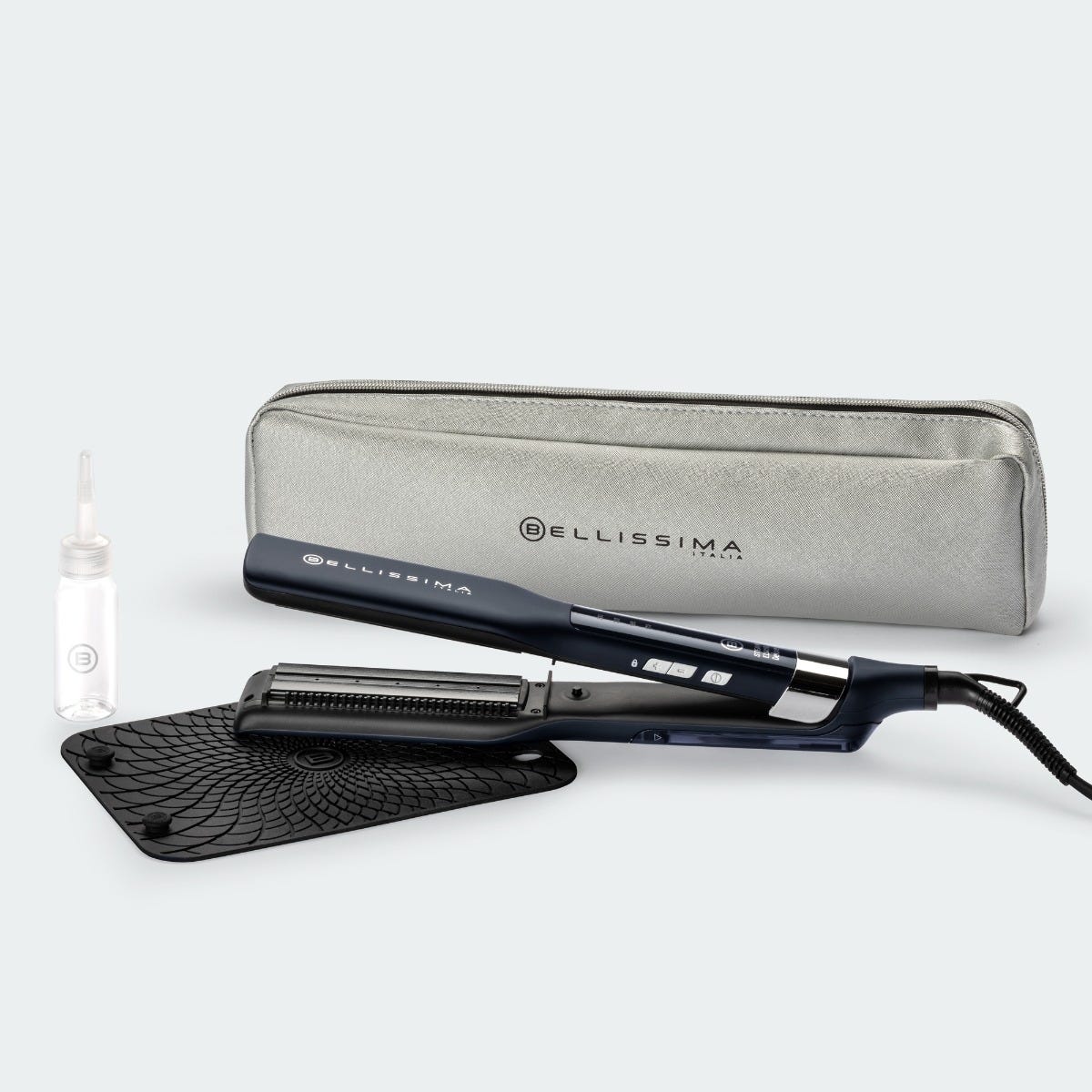 bellissima-imetec-steam-elixir-deluxe-piastra-a-vapore-ceramic-keratin-2 image 2