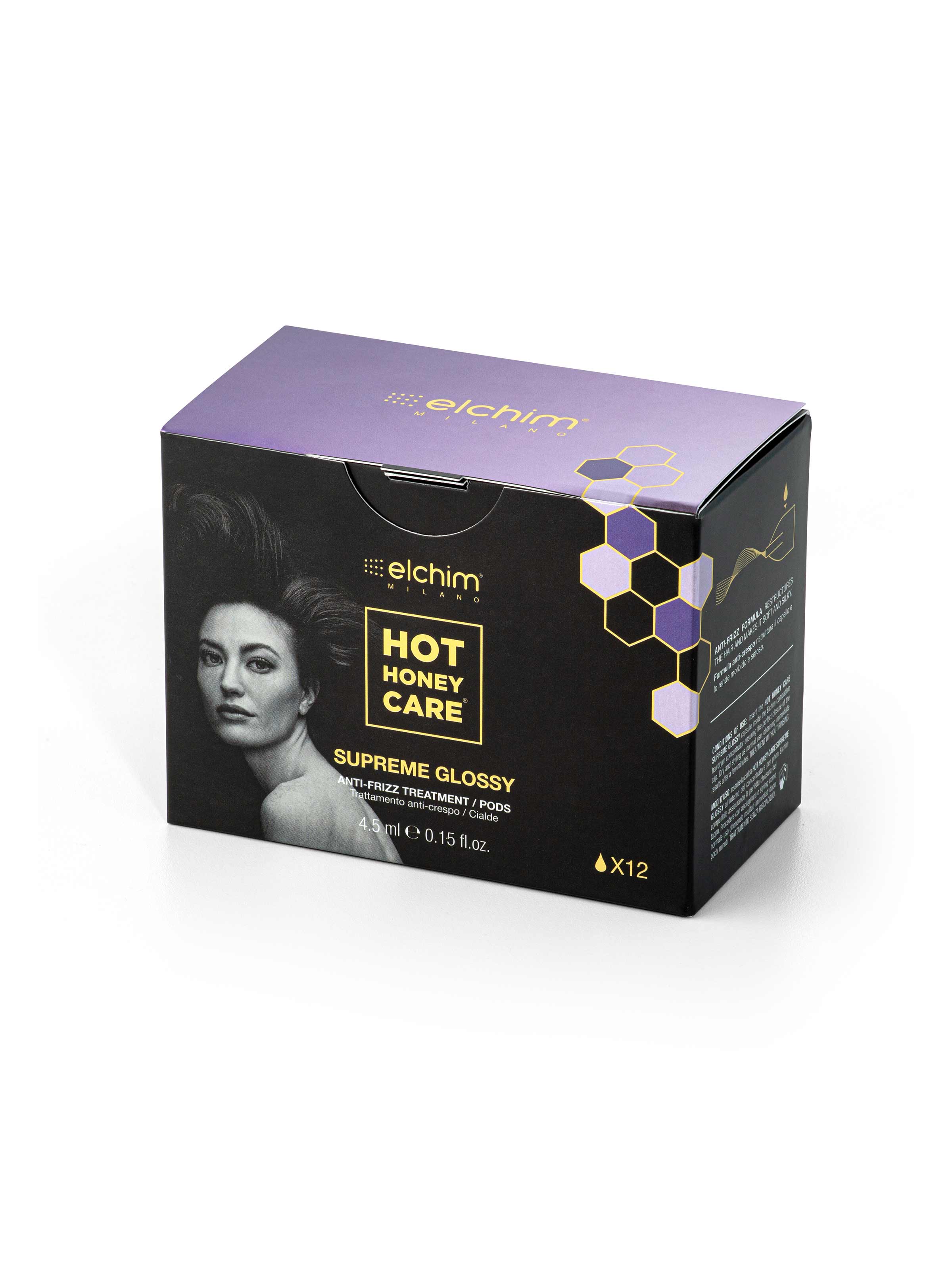 elchim-supreme-glossy-trattamento-capelli-anti-crespo-hot-honey-care image 2