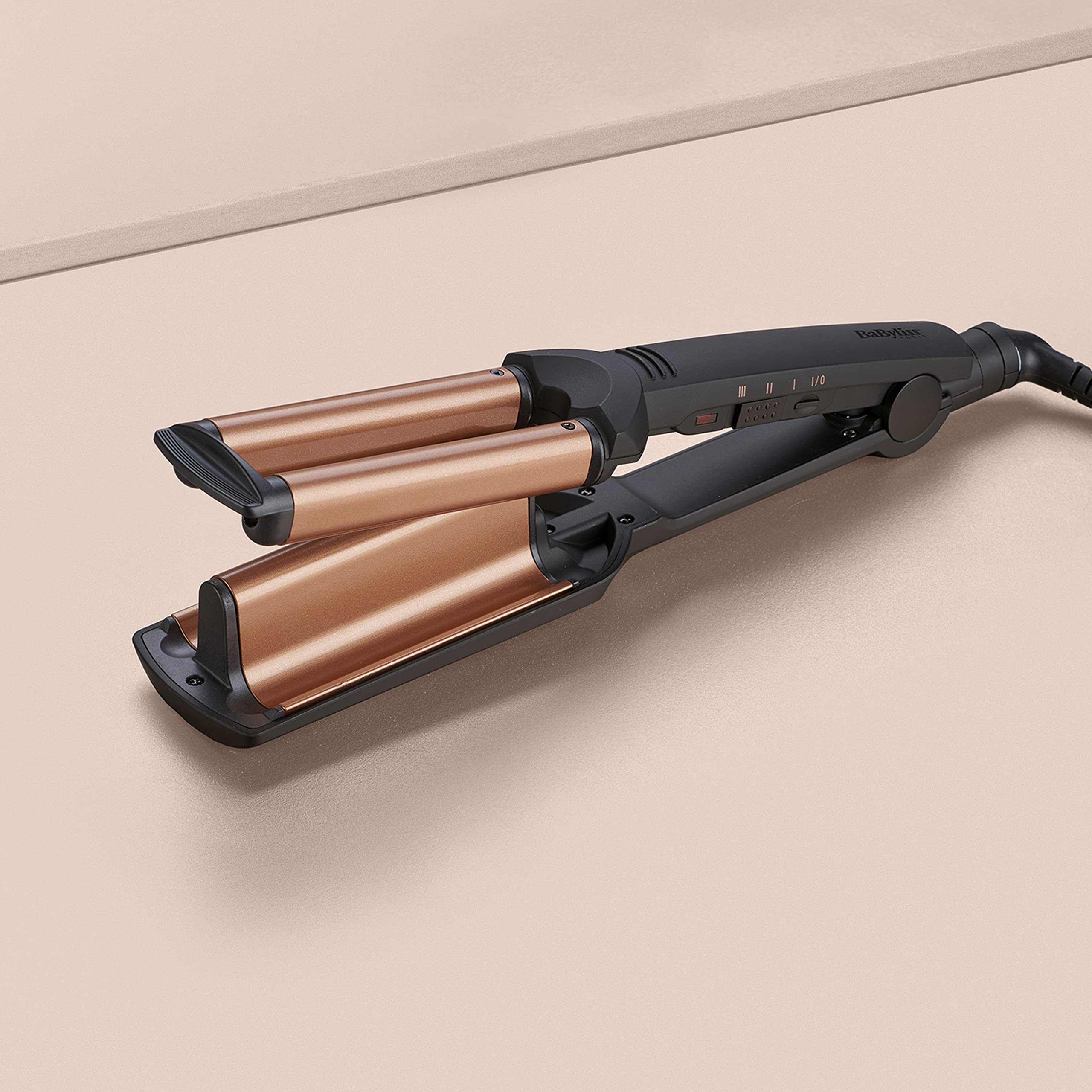 babyliss-w2447e-triferro-deep-waves-piastra-a-3-cilindri-per-beach-waves image 7