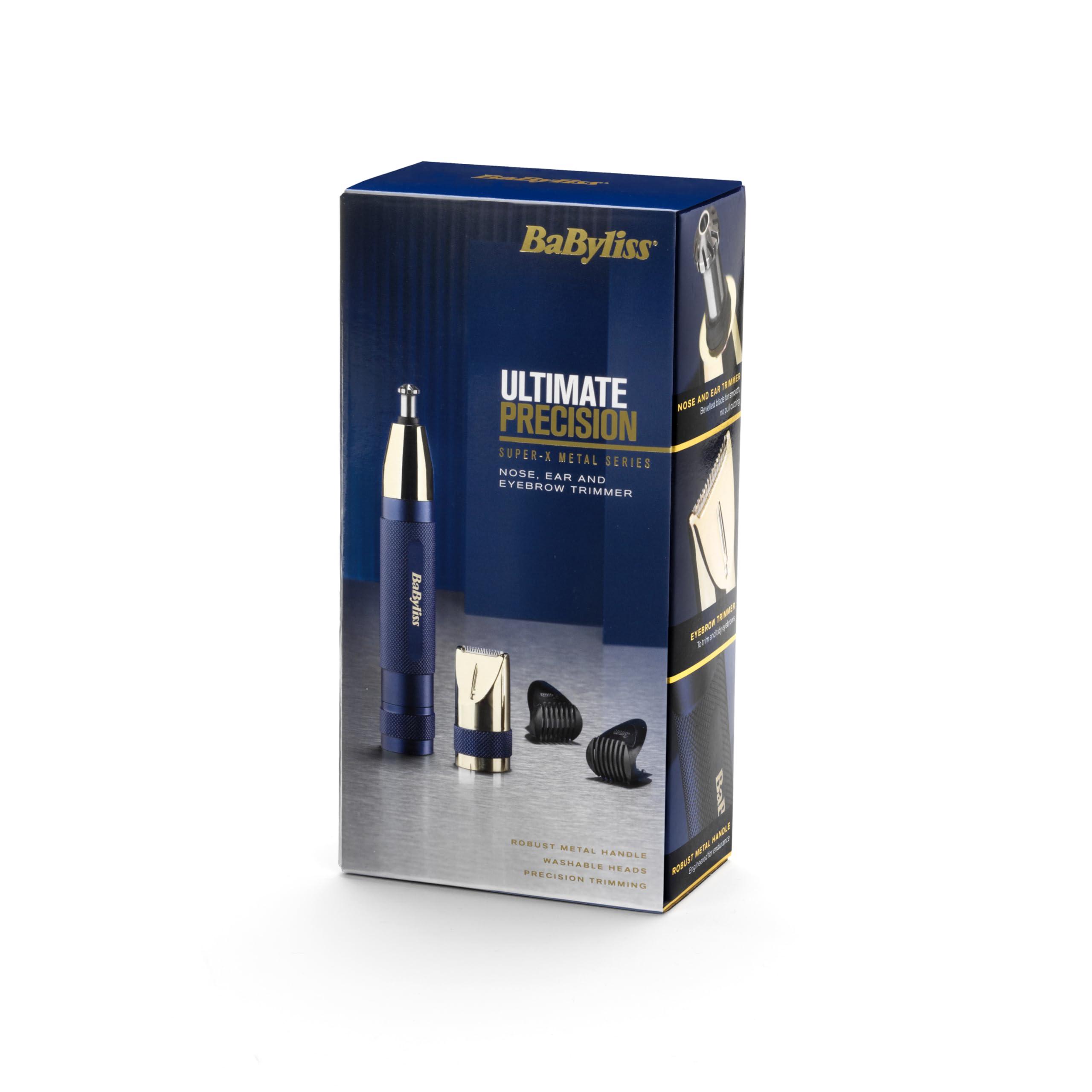 babyliss-super-x-metal-series-rifinitore-naso-orecchie-sopracciglia-oro-blu image 7